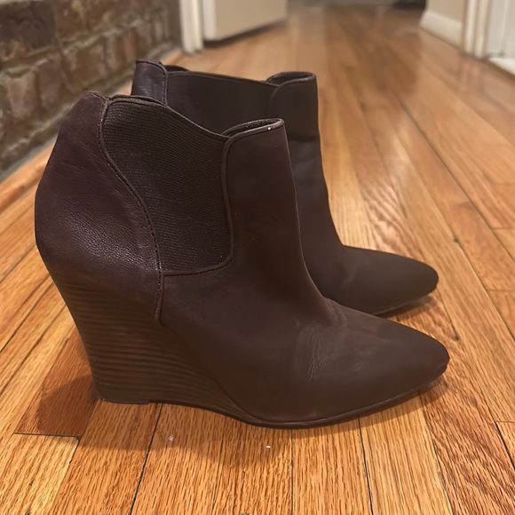 Purple Wedge Bootie - Picture 2 of 7